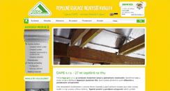 Desktop Screenshot of dape.cz