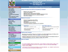 Tablet Screenshot of dape.org